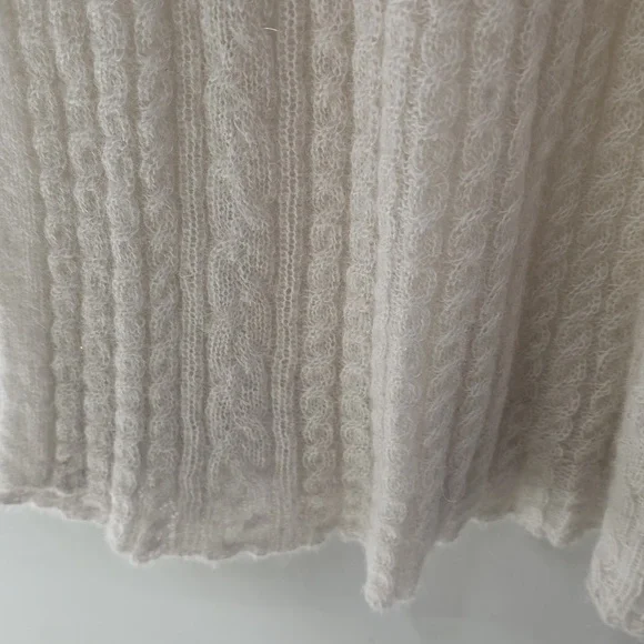 Alohas Triza Cream Knit Lace-Up Maxi Sweater Dress - Picture 10 of 15